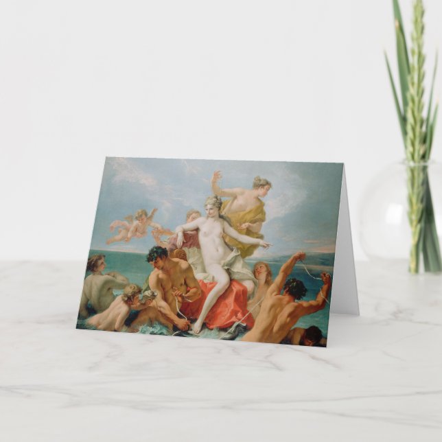 Tarjeta Triunfo de la Venus Marina | Sebastiano Ricci (Anverso)