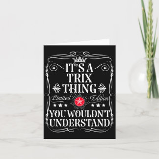 Tarjeta Trix Nombra Una Cosa Trix Que No Entenderías