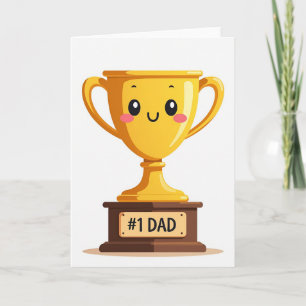 Tarjeta Trofeo Golden 1 Dad