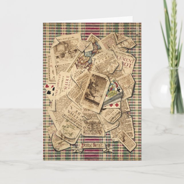 Tarjeta Trompe l'oeil | Adriaan Doesjan (Anverso)