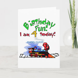Tarjeta Trompecabezas y regalos de tren para el cuarto cum