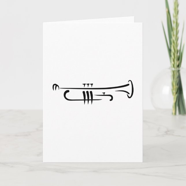 Tarjeta Trompeta negra (Anverso)