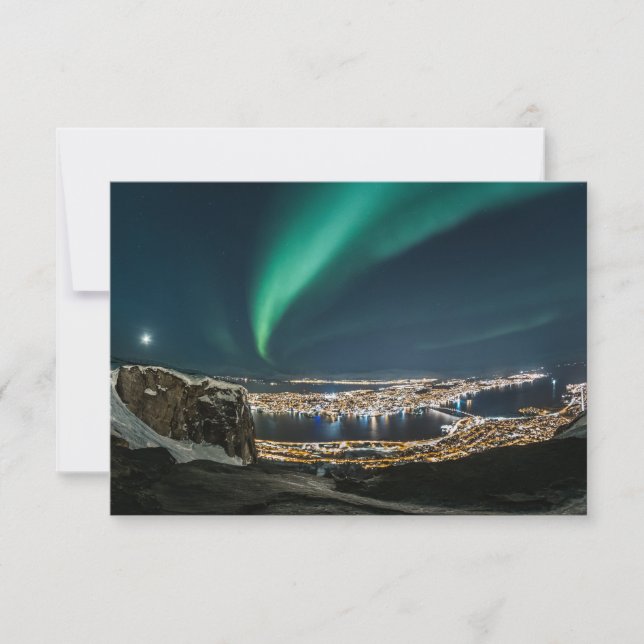 Tarjeta Tromso de las Luces del Norte (Anverso)