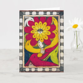 Tarjeta Trono de San Adolfo, Flor de Cara | Adolf Wölfli