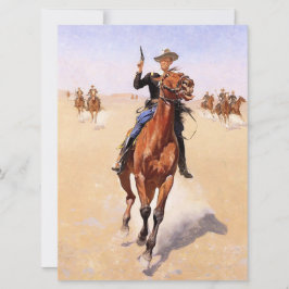Tarjeta Trooper of the Plains (Cowboy Horse Rider)