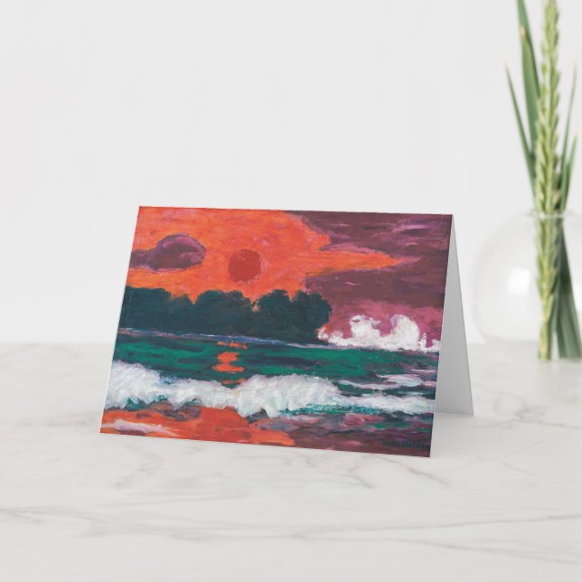 Tarjeta Tropensonne | Emil Nolde | (Anverso)