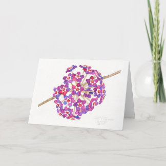 Tarjeta tropical de la miel