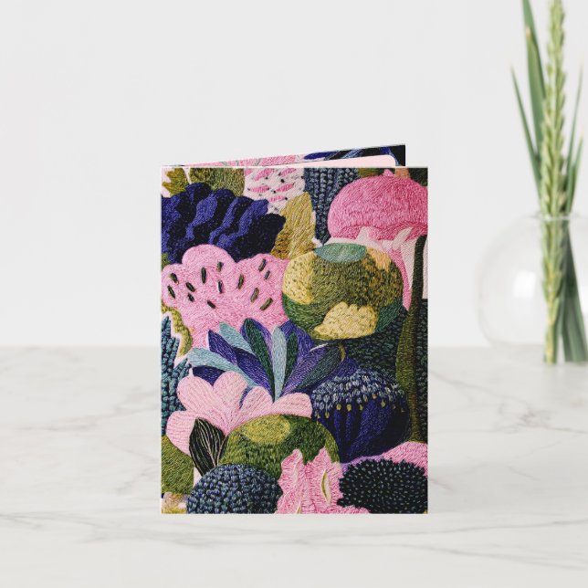 Tarjeta Tropical Modernism Greeting Card (Anverso)