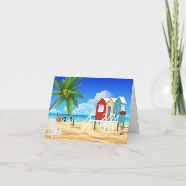 Tarjeta Tropical toda la ocasión Notecards (Anverso)