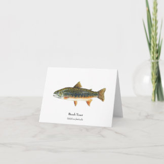 Tarjeta Trucha de arroyo Notecard