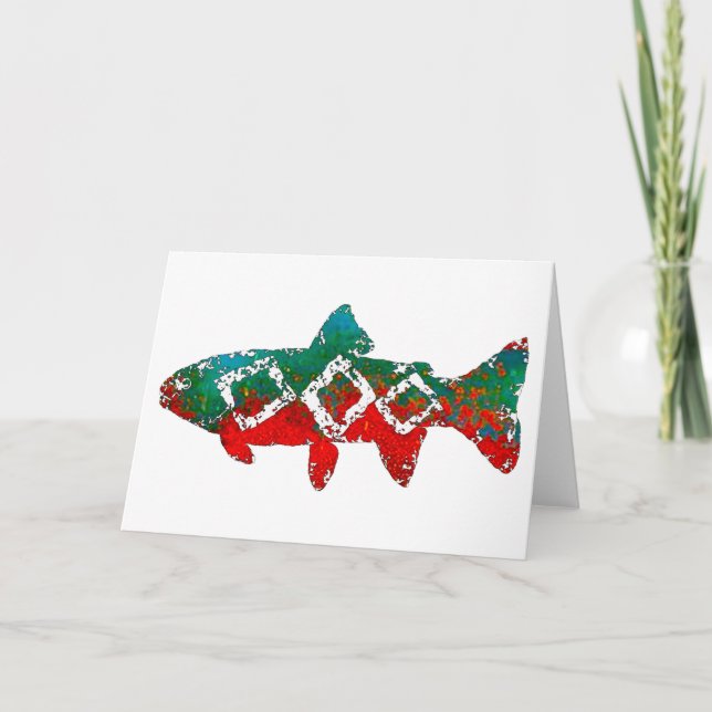 Tarjeta Trucha de roca (Anverso)