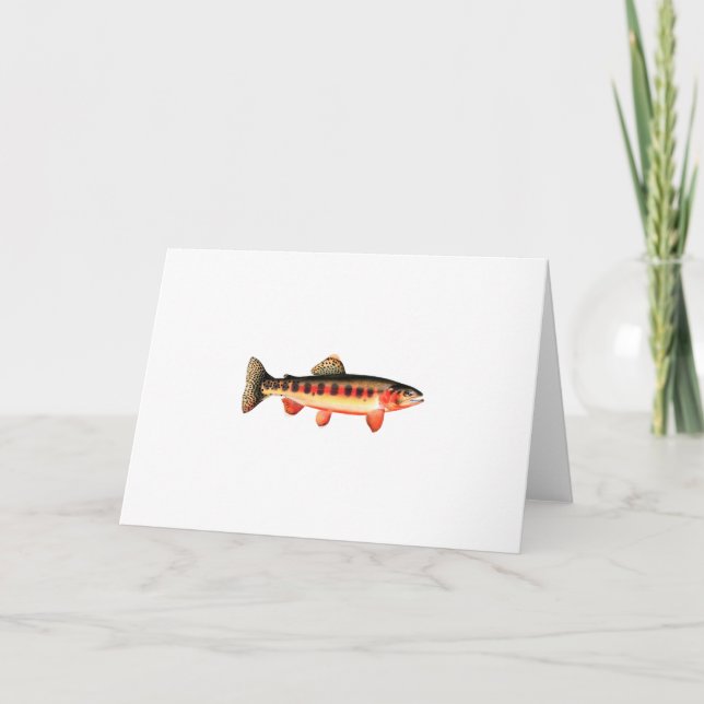 Tarjeta Trucha dorada (Anverso)