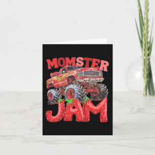 Tarjeta Truck Jam Mom Momster Boy Mama Birthday Mothers Da