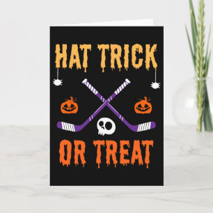 Tarjeta Truco de sombrero o trato divertido disfraz de Hal