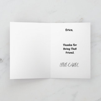 TARJETA TRUE FRIENDS GREETING CARD