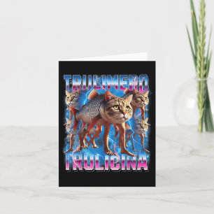 Tarjeta Trulimero-trulicina lentejuela Funny Gen Z M