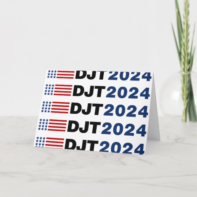 Tarjeta Trump 2024 DJT (Anverso)