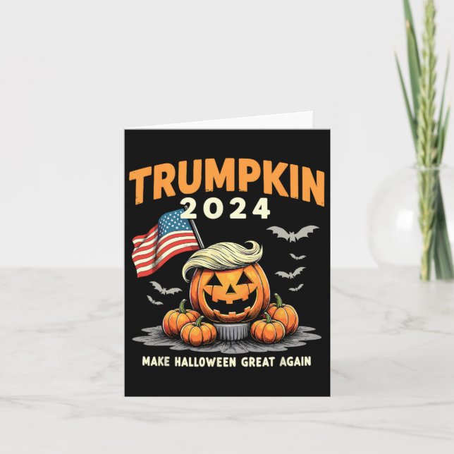 Tarjeta Trump 2024 hace de Halloween un gran Aga (Anverso)