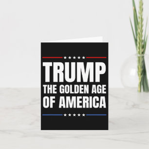 Tarjeta Trump 2024 La Edad De Dios De Estados Unidos