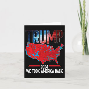 Tarjeta Trump 2024 Obtuvimos A Estados Unidos Por Los Resu
