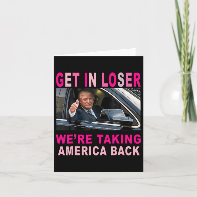 Tarjeta Trump 2024 pierde estamos recuperando a Estados Un (Anverso)