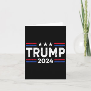 Tarjeta Trump 2024 Recuperar la bandera estadounidense (2