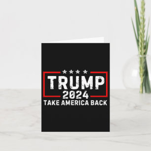 Tarjeta Trump 2024 retrocede a las elecciones en Estados U