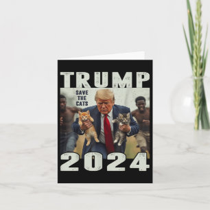 Tarjeta Trump 2024 Salva El Debate De Los Gatos