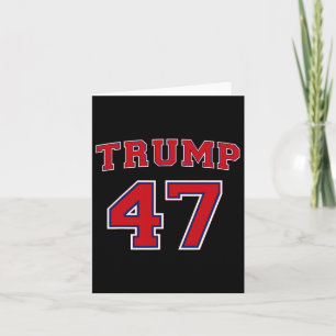 Tarjeta Trump 2024 Vota al presidente Donald Trump 47° pre