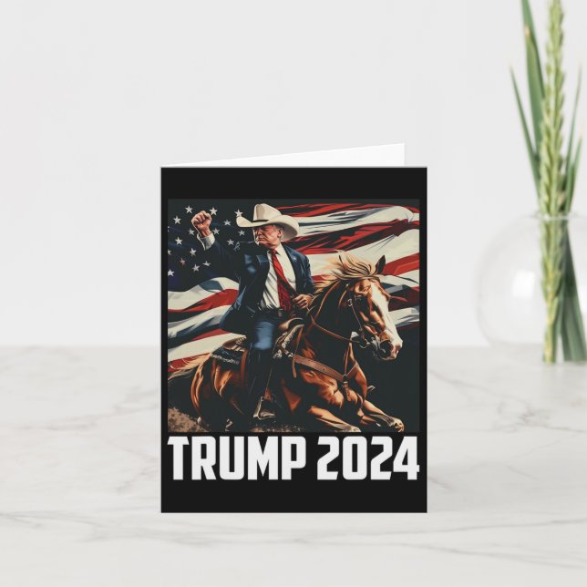 Tarjeta Trump 2025 4 de julio América Patriótica Independ (Anverso)