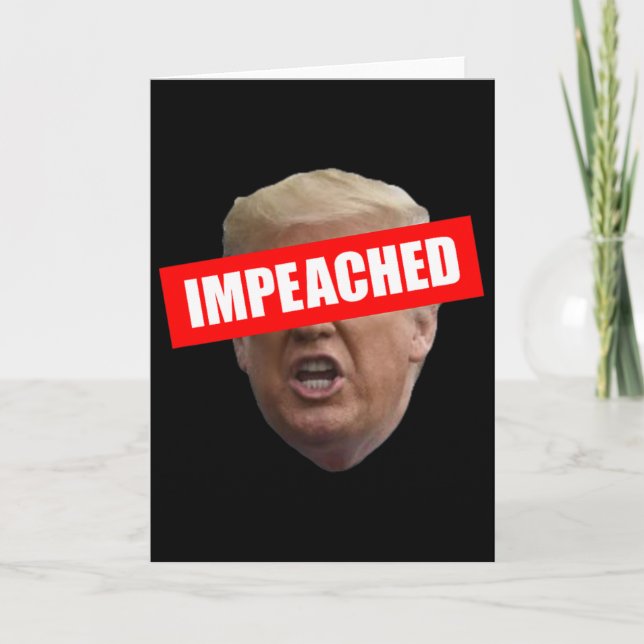 Tarjeta Trump 45 Presidente 3º impugnado (Anverso)