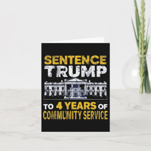 Tarjeta Trump A 4 Años De Servicio Comunitario 8