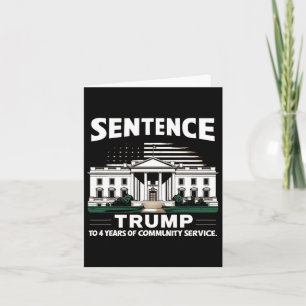 Tarjeta Trump a 4 años de servicio comunitario Pro Trump 1