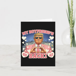 Tarjeta Trump a mi novio Ck San Valentín Rosa 45 47