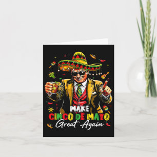 Tarjeta Trump al Cinco De Mayo vuelve a ser gracioso en Mé