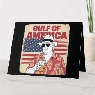 Tarjeta Trump América Golfo México Presidente Trump