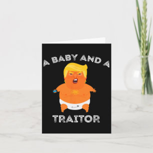 Tarjeta Trump Baby Y Un Meme De Traidor Gracioso
