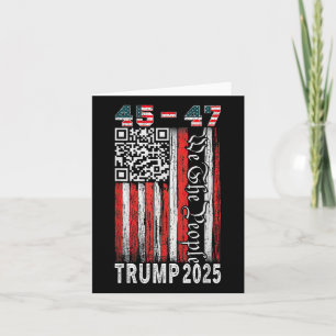 Tarjeta Trump baila troll Qr Divertido presidente Trump