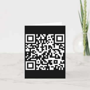 Tarjeta Trump baila troll Qr Divertido presidente Trump