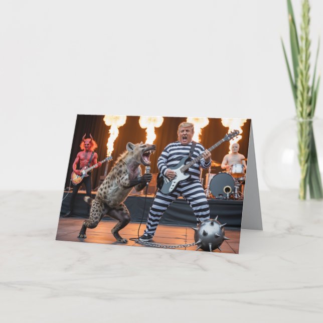 Tarjeta Trump Band From Hell Greeting Card (Anverso)