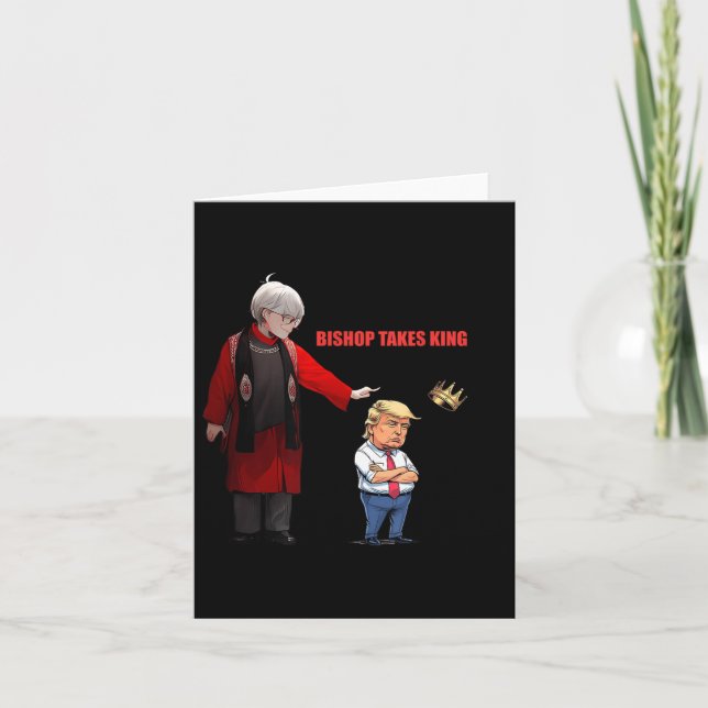 Tarjeta Trump Bishop Budge se hace rey (Anverso)