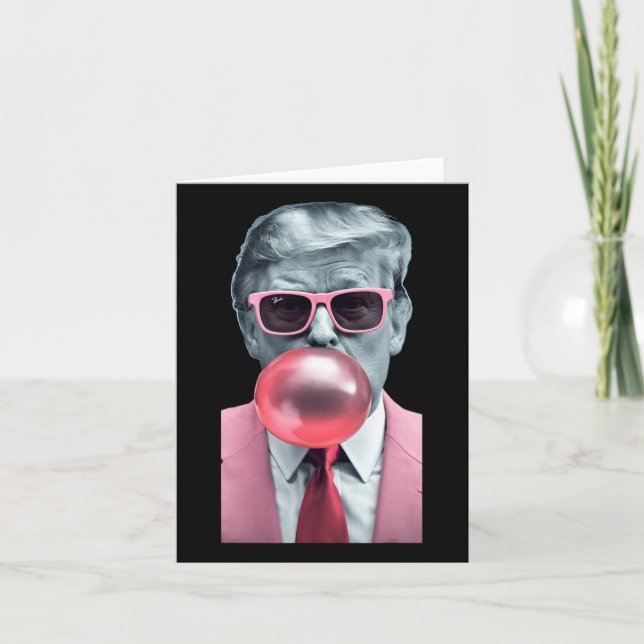 Tarjeta Trump Bubble Gum (Anverso)