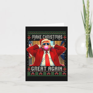 Tarjeta Trump Bubble Gum Hace Grandes A Los Navidades De N