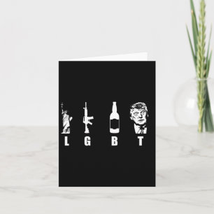 Tarjeta Trump: Cerveza Trump 2020 - Maga de Trump Pence