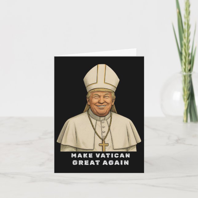 Tarjeta Trump como Iglesia del Vaticano (Anverso)