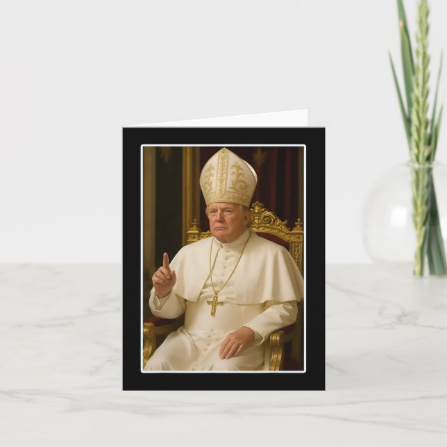 Tarjeta Trump como Iglesia del Vaticano (Anverso)