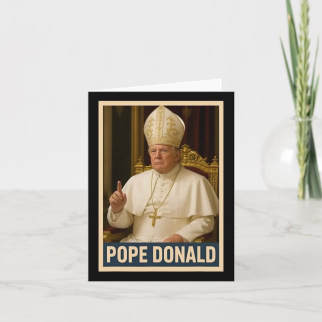 Tarjeta Trump como Iglesia del Vaticano (Anverso)