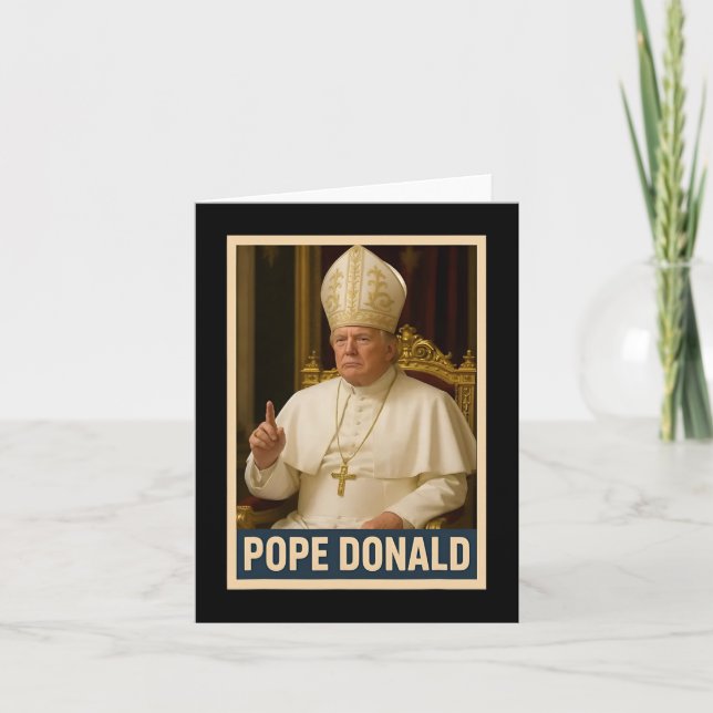 Tarjeta Trump como Iglesia del Vaticano (Anverso)