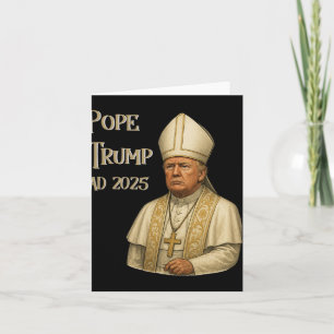 Tarjeta Trump como Papa de la Iglesia del Vaticano - Papa