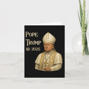 Tarjeta Trump como Papa de la Iglesia del Vaticano - Papa 